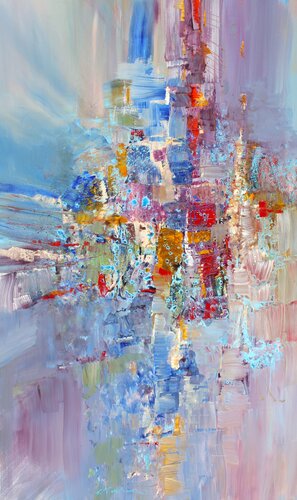 W.A. Mozart, Flute Concerto No. 1, Adagio van Ernestine Tahedl, Schilderij te koop op Singulart