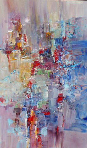 W.A. Mozart, Flute Concerto No. 1, Rondo van Ernestine Tahedl, Schilderij te koop op Singulart