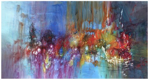 Franz Schubert, Der Tod und das Maedchen by Ernestine Tahedl, 油畫 for Sale on Singulart