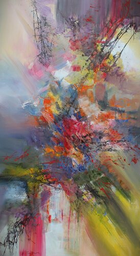 C.P.E. Bach, Die Auferstehung by Ernestine Tahedl, Painting for Sale on Singulart