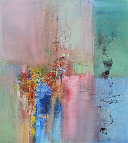 Robert Schumann, Fantasiestuecke No. 17 van Ernestine Tahedl, Schilderij te koop op Singulart