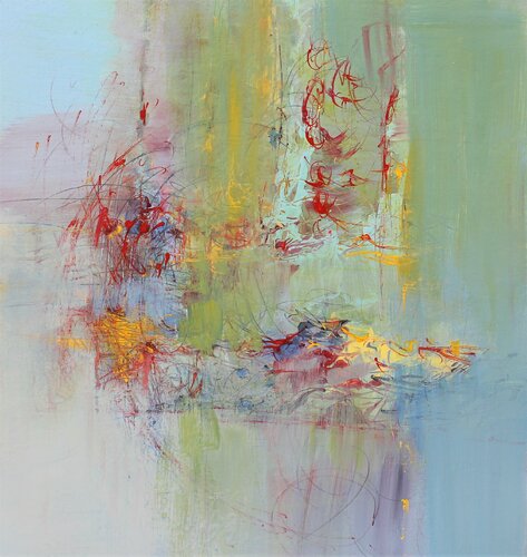 Robert Schumann, Fantasiestuecke No. 15 van Ernestine Tahedl, Schilderij te koop op Singulart