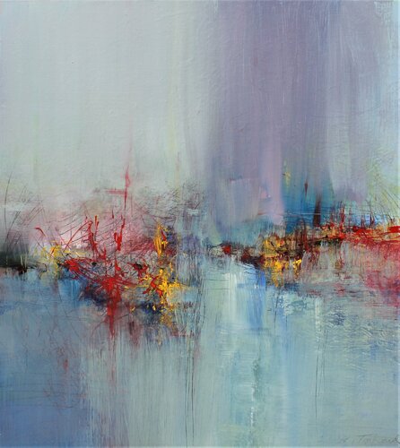 Robert Schumann, Fantasiestuecke No. 16 van Ernestine Tahedl, Schilderij te koop op Singulart