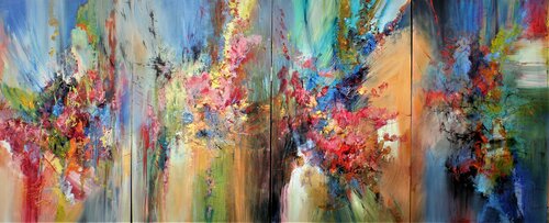 Franz Liszt, Die Ideale, Quartet von Ernestine Tahedl, Malerei kaufen auf Singulart