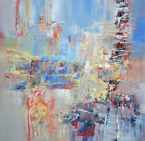 Ludwig van Beethoven, String Quartet No. 12 in E-flt major, Adagio van Ernestine Tahedl, Schilderij te koop op Singulart