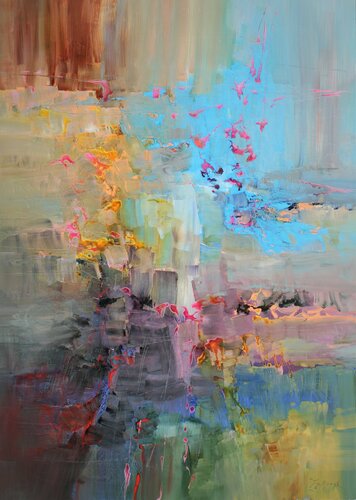 Anton Bruckner, Mass No. 2 in E minor van Ernestine Tahedl, Schilderij te koop op Singulart