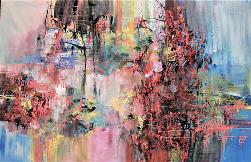 W. A. Mozart, Mass in C minor, Gloria van Ernestine Tahedl, Schilderij te koop op Singulart