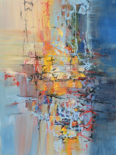 L.V. Beethoven, Quartet, Op. 130, Adagio van Ernestine Tahedl, Schilderij te koop op Singulart