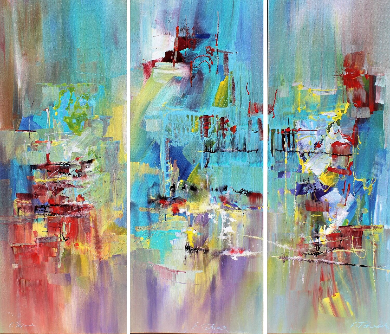 F. Schubert, String Trio in B flat major D 471, Tryptych Ernestine Tahedl
