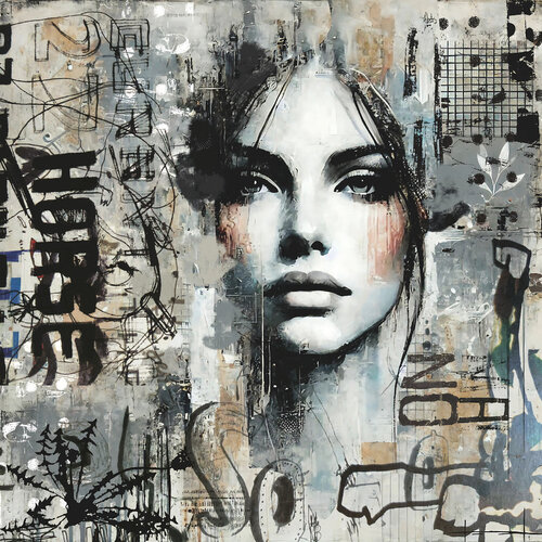 „Reflections of a Digital Age“ No 5 - signed and limited Edition (worldwide 100) FineArtPrint by Marion Freytag, Other Media for Sale on Singulart
