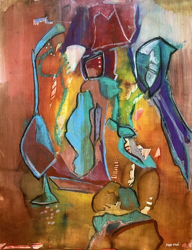 Instinct par nadia laine, Œuvre sur papier en vente sur Singulart