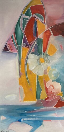 Cache à l Eau di nadia laine, Pittura in vendita su Singulart