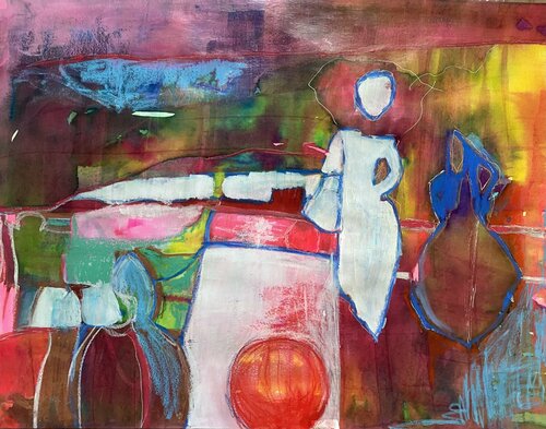 Résonances by nadia laine, Painting for Sale on Singulart