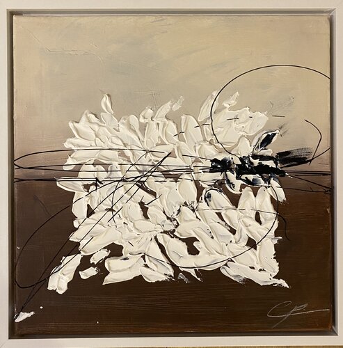 WHITE LEAVES VOL. 2 de Christin Post, Pintura a la venta en Singulart