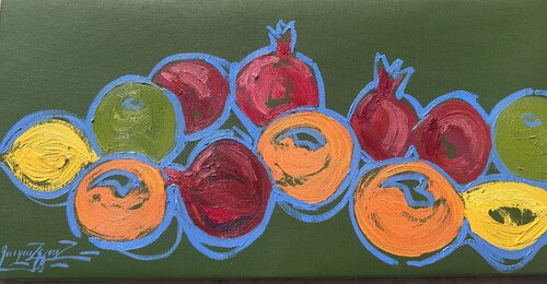 Autumn fruits de Gayane Ghazanchyan, Pintura a la venta en Singulart