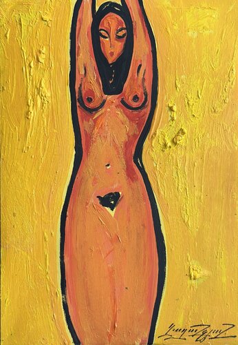 Return to the sun by Gayane Ghazanchyan, Work on Paper for Sale on Singulart