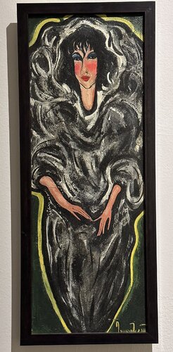 Woman in a green by Gayane Ghazanchyan, Painting for Sale on Singulart