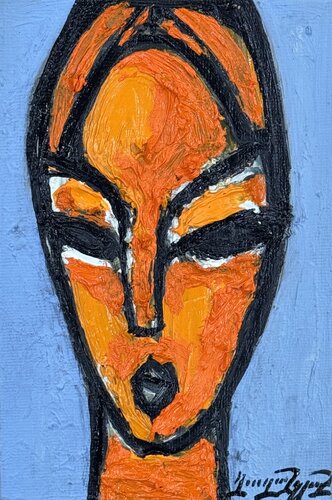 The Mask of the Soul de Gayane Ghazanchyan, Pintura a la venta en Singulart