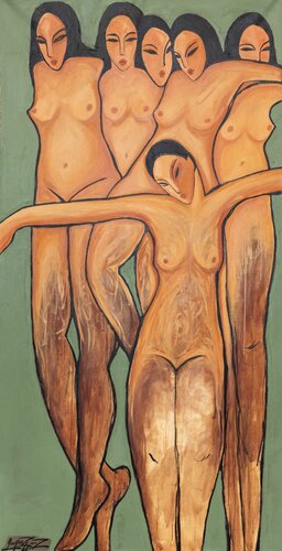 Graces par Gayane Ghazanchyan, Peinture en vente sur Singulart