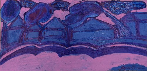 Night twilight de Gayane Ghazanchyan, Obra en papel a la venta en Singulart