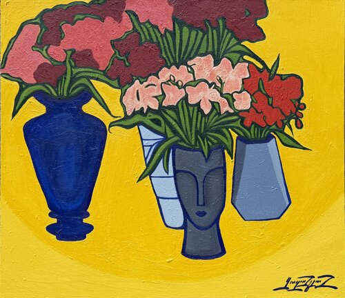 Blossom time par Gayane Ghazanchyan, Peinture en vente sur Singulart