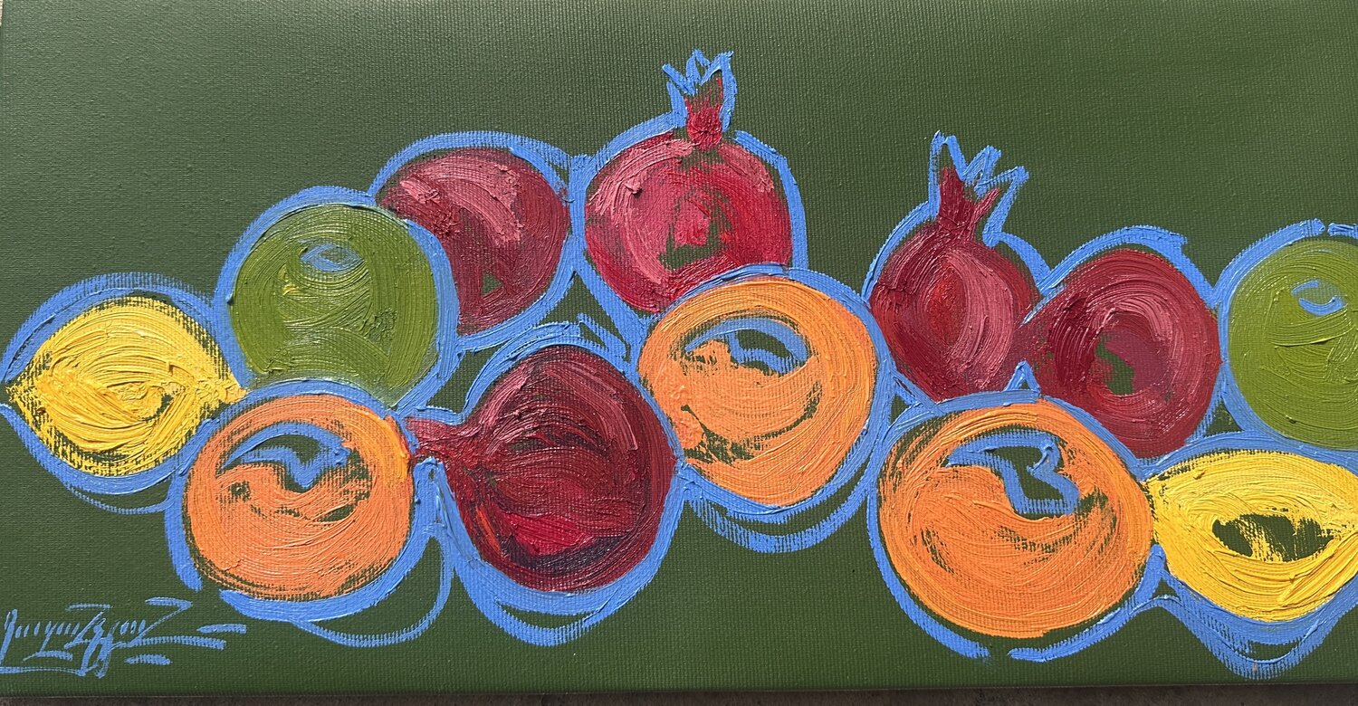Autumn fruits Gayane Ghazanchyan Originalgemälde zu verkaufen