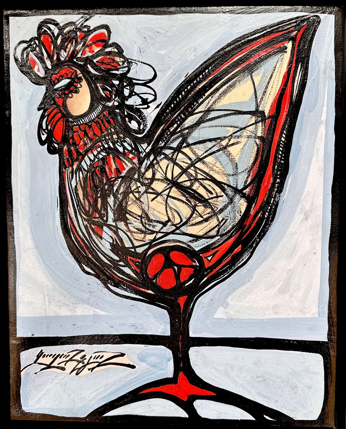 Abstract Rooster Gayane Ghazanchyan