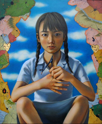Yukiko's Map van Kazune Shintaku, Schilderij te koop op Singulart