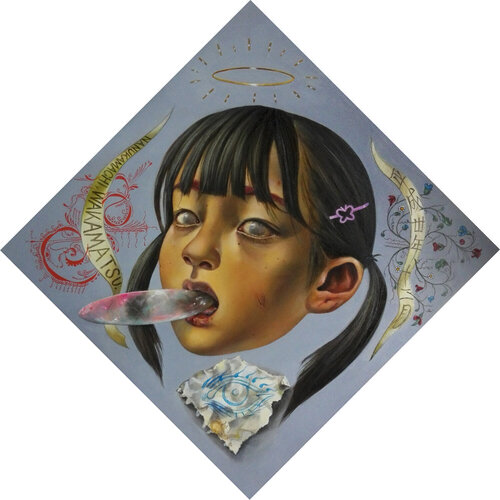 Thin Disk on Your Tongue de Kazune Shintaku, Pintura a la venta en Singulart