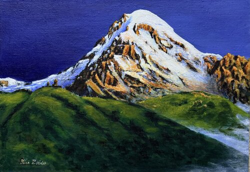 Mount Kazbek 2 van Iurii Zaika, Schilderij te koop op Singulart