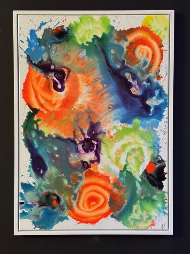 Orange di Erich Traxler, Pittura in vendita su Singulart