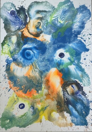 Blue van Erich Traxler, Schilderij te koop op Singulart