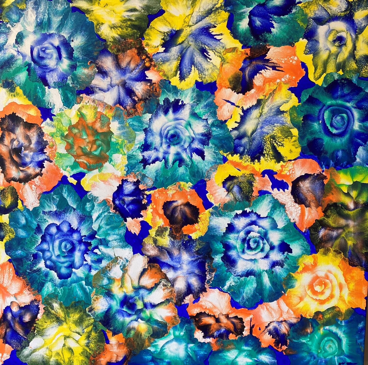 Rosen in Blau Erich Traxler