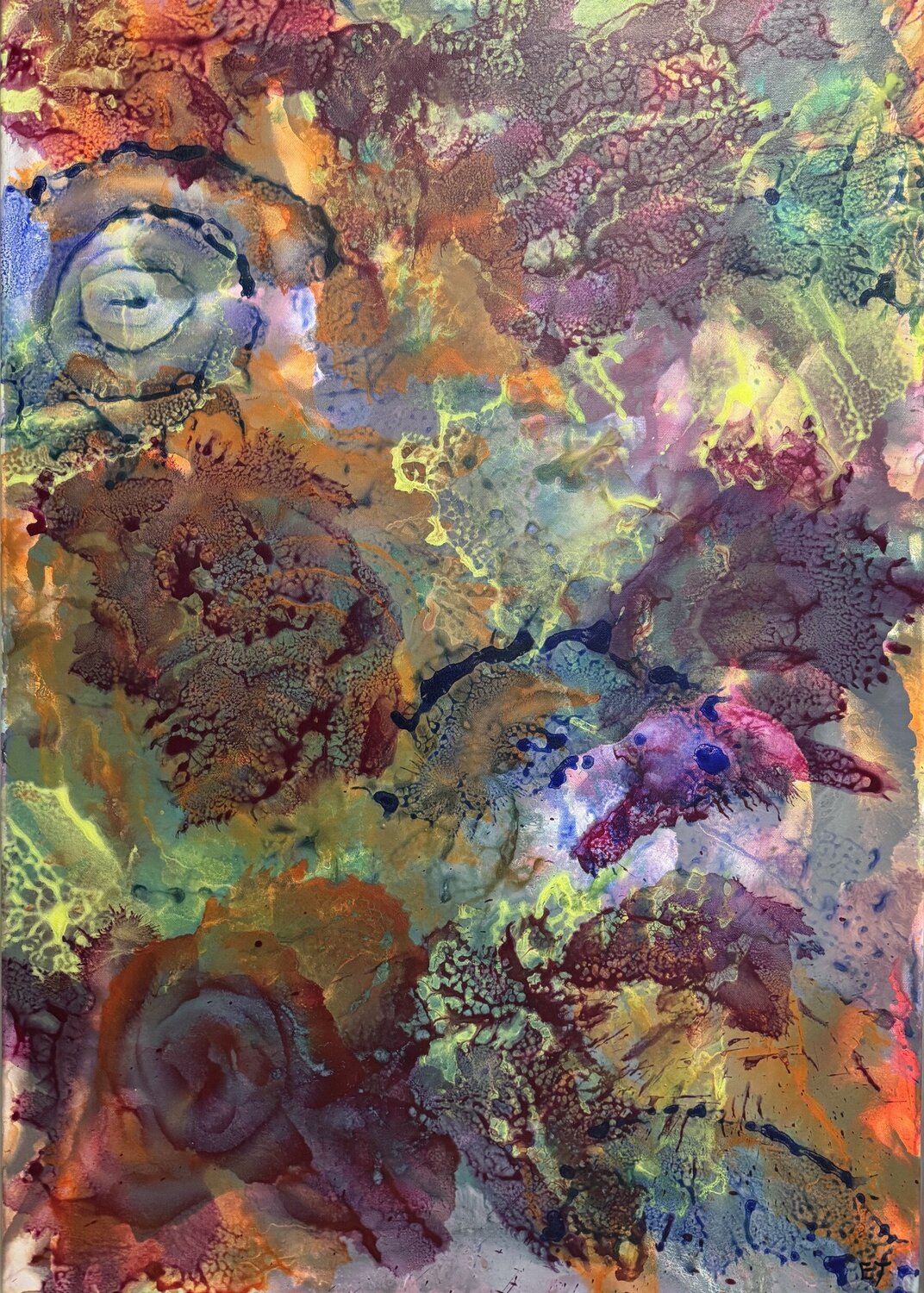 Seiden Erich Traxler Original painting for sale