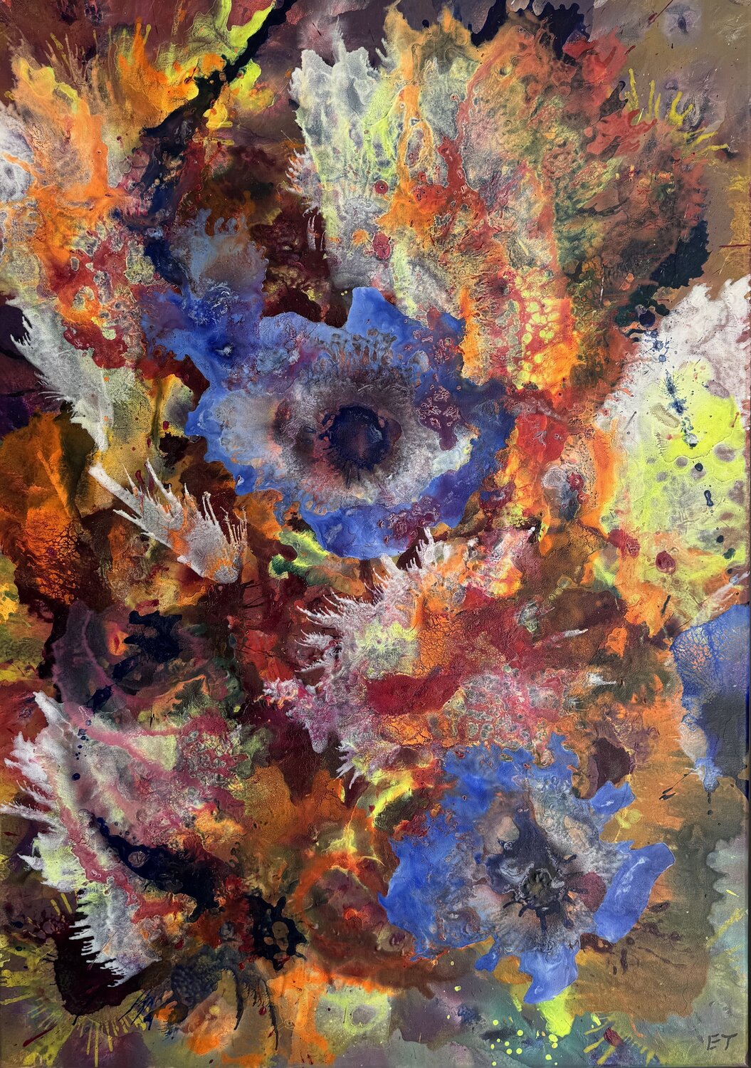 Blow Molding insite Erich Traxler Original painting for sale