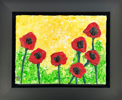 Where the Poppies Rest 2 di Peter Hart, Pittura in vendita su Singulart