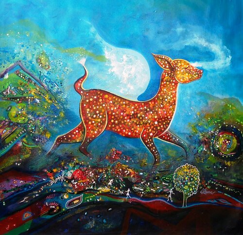 Mirage  of color by sanjay punekar, Painting for Sale on Singulart