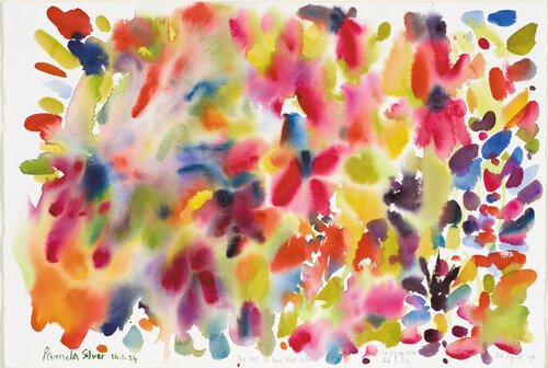 The Joy of Color par Pamela Silver, Œuvre sur papier en vente sur Singulart