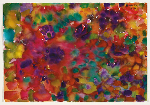 The Dew on the Flowers in the Morning par Pamela Silver, Œuvre sur papier en vente sur Singulart