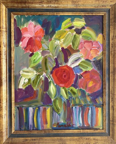 Roses from my Garden par Pamela Silver, Œuvre sur papier en vente sur Singulart