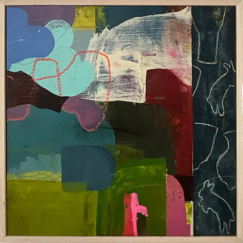 Along the River Bank di Gabriela Domville, Pittura in vendita su Singulart