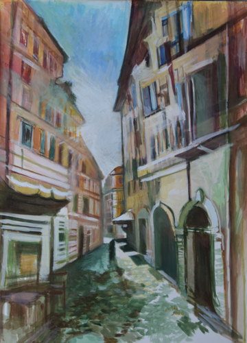 "Magia di Roma in estate" von Katarzyna Lata, Malerei kaufen auf Singulart