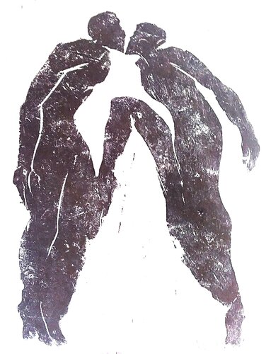 French Kiss one de Valia LEMCOVICI, Impresión a la venta en Singulart