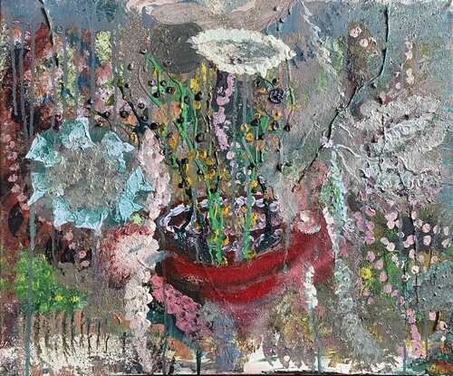 A moment to collect di OLGA γ, Pittura in vendita su Singulart