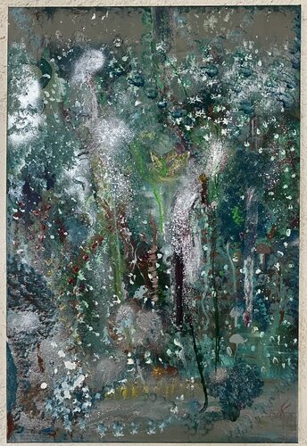 The never ending flower von OLGA γ, Malerei kaufen auf Singulart