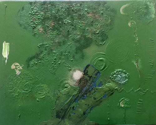Green Water von OLGA γ, Malerei kaufen auf Singulart