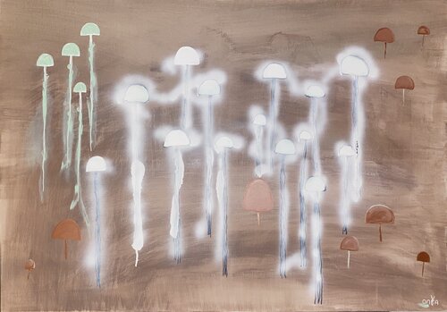 Chandelier von OLGA γ, Malerei kaufen auf Singulart