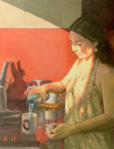 Life Scene I by Laura Benedito Bernat, Painting for Sale on Singulart