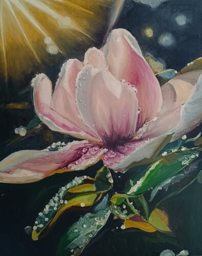 Magnolia de Anna Art, Pintura a la venta en Singulart