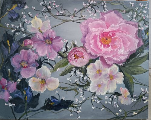 Pfingstrose de Anna Art, Pintura a la venta en Singulart